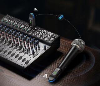 Bezprzewodowy System Mikrofonowy LEKATO MW-20 (Nadajnik + Odbiornik XLR)