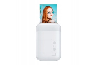 Drukarka fotograficzna Liene Pearl K100 Zink Bluetooth Biała