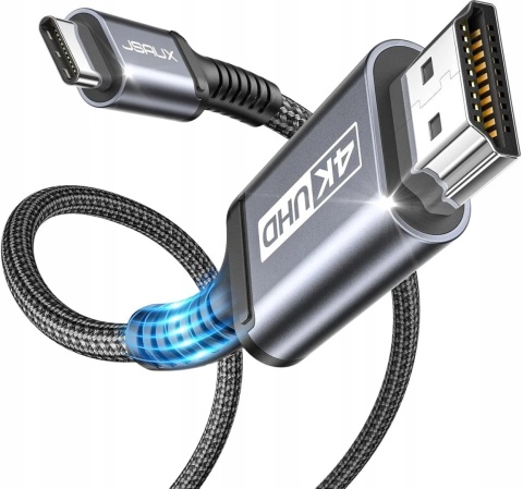 KABEL JSAUX USB-C do DisplayPort | 4K UHD | 60Hz | 200 cm