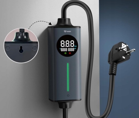 KABEL ŁADOWARKA DO SAMOCHODU ELEKTRYCZNEGO TYP 2 SCHUKO 10M 16A 3.68 KW