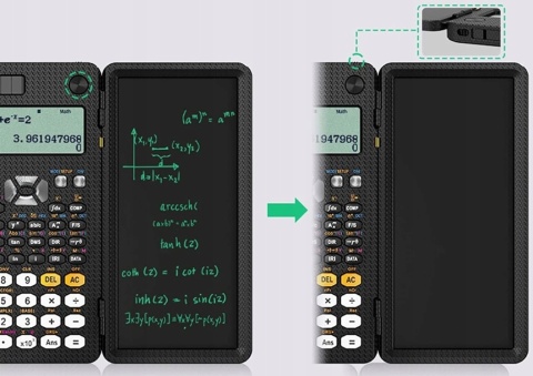KALKULATOR NAUKOWY Z TABLETEM GRAFICZNYM NOTATNIKIEM LCD (Model: NY-991ES
