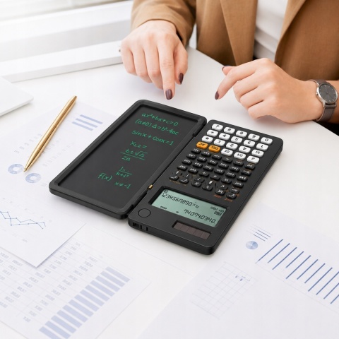 KALKULATOR NAUKOWY Z TABLETEM GRAFICZNYM NOTATNIKIEM LCD (Model: NY-991ES