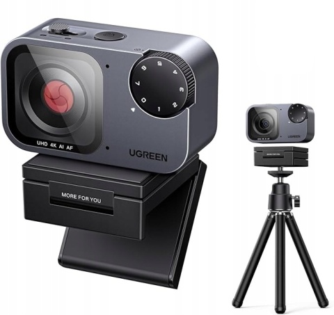 KAMERA INTERNETOWA UGREEN CM930 4K UHD | AI | 30 FPS | STATYW W ZESTAWIE