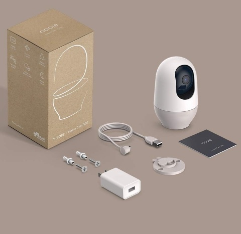 KAMERA IP 360 STOPNI NOOIE 1080P ŚLEDZENIE RUCHU WSPÓŁPRACUJE Z ALEXĄ