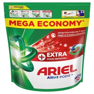 Kapsułki do prania Ariel Allin1 PODS+ Extra Stain Removal 50 szt. Mega Economy