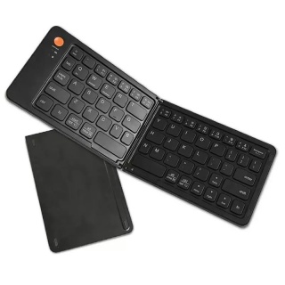 Klawiatura Bezprzewodowa Bluetooth B023 (68 klawiszy) składana + Podstawka na Telefon