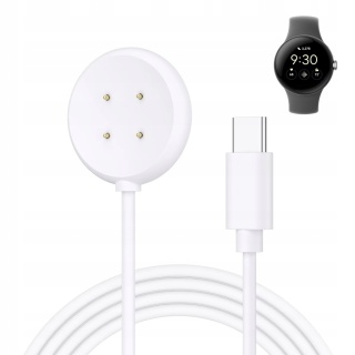 ŁADOWARKA KABEL USB DO GOOGLE PIXEL WATCH 2 / 3 41MM 45MM BIAŁA