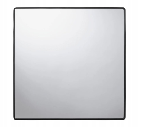 Lustro ścienne kwadratowe LIVARNO home, 48,3 x 48,3 cm czarna rama