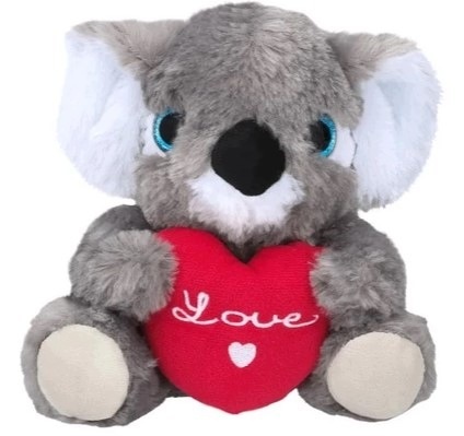 Maskotka Pluszowa Koala z Sercem (20 cm) miękka