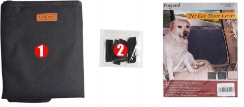 2 szt OCHRONNY POKROWIEC MATA NA DRZWI SAMOCHODU DLA PSA – DOGLEMI