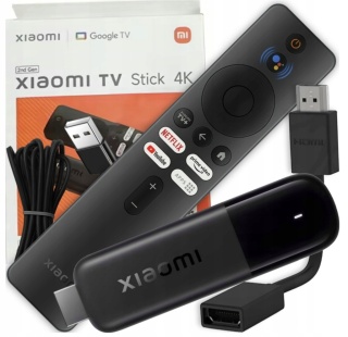 Odtwarzacz multimedialny 4K XIAOMI Mi TV Stick 2nd Gen Czarny