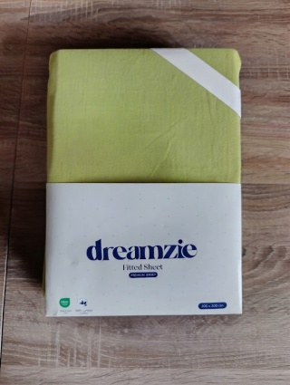 Prześcieradło z Gumką Dreamzie 200x200 cm | 100% Bawełna (Jersey) oliwkowe