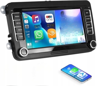 Radio samochodowe 2DIN VW Skoda Seat CarPlay Android Auto
