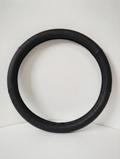 SKÓRZANY POKROWIEC NAKŁADKA NA KIEROWNICĘ (37-38 cm)