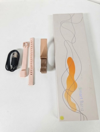 Smartband damski różowe złoto (Rose Gold) + dodatkowy pasek bransoleta