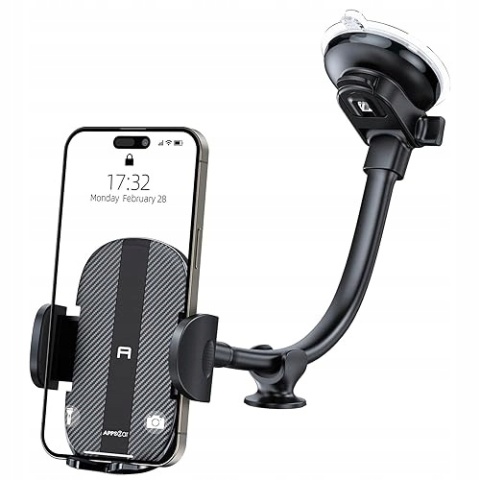 Stabilny Mocny Uchwyt Samochodowy do Telefonu tabletu (Czarny)