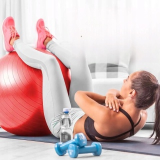 WFX PIŁKA GIMNASTYCZNA FITNESS DO SIEDZENIA BALANSOWANIA 65CM + POMPKA