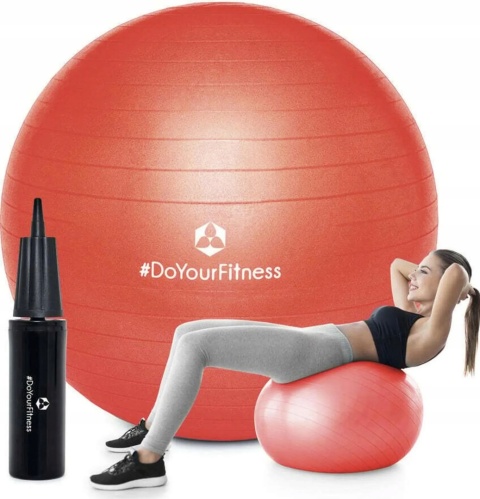 WFX PIŁKA GIMNASTYCZNA FITNESS DO SIEDZENIA BALANSOWANIA 65CM + POMPKA