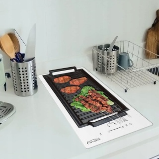 Żeliwna płyta grillowa COVERCOOK 43x23 cm / Patelnia grillowa gaz indukcja