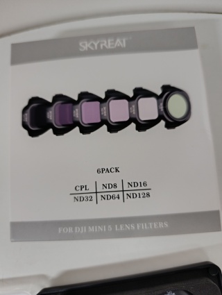 Zestaw filtrów Skyreat 6-Pack (CPL, ND8, ND16, ND32, ND64, ND128) do drona DJI Mini 5