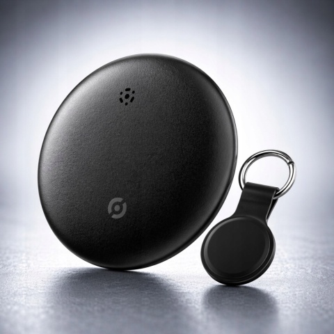 2 x Bezprzewodowy Inteligentny Lokalizator do Apple + etui