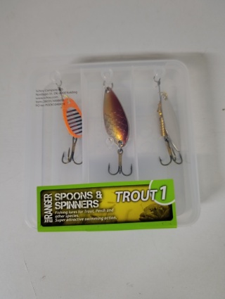 3 szt Przynęty Spinningowe RANGER – TROUT 1 pstrąg okoń