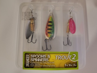 3 szt Przynęty Spinningowe RANGER – TROUT 2 pstrąg okoń