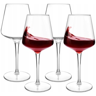 4 szt Kieliszki Do Wina Michley Nietłukące 445 ml Tritan Zestaw