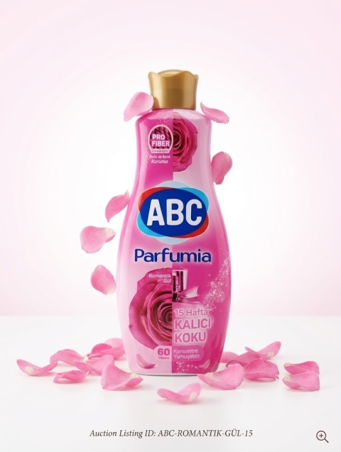 ABC Parfumia Koncentrat do Płukania Zmiękczania Tkanin Róża 1,44 L