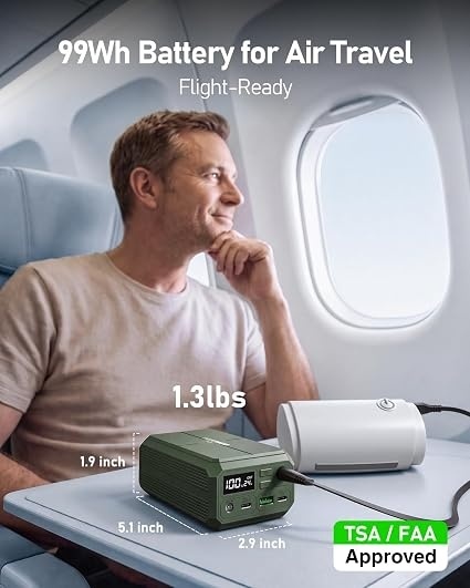 Powerbank akumulator podróżny do aparatów CPAP EASYLONGER ES270 99,9 Wh