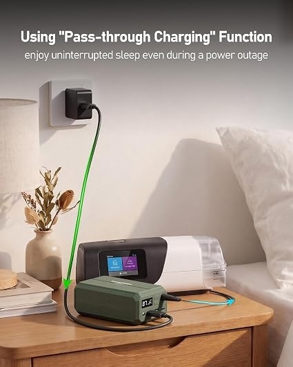 Powerbank akumulator podróżny do aparatów CPAP EASYLONGER ES270 99,9 Wh