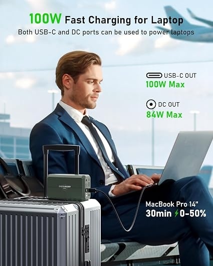 Powerbank akumulator podróżny do aparatów CPAP EASYLONGER ES270 99,9 Wh