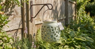 Ceramiczna Lampa Solarna – Ogród, Taras, Balkon