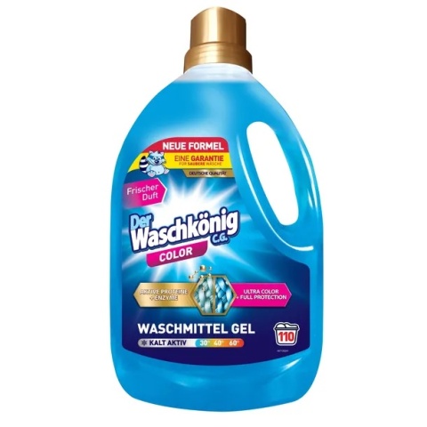 Der Waschkönig C.G. Color – Żel do Prania Tkanin Kolorowych 3,3 L 110 prań