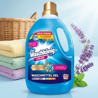 Der Waschkönig C.G. Color – Żel do Prania Tkanin Kolorowych 3,3 L 110 prań