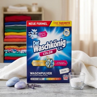 Der Waschkönig Color proszek do prania karton kolor 6kg 100pr Niemiecki