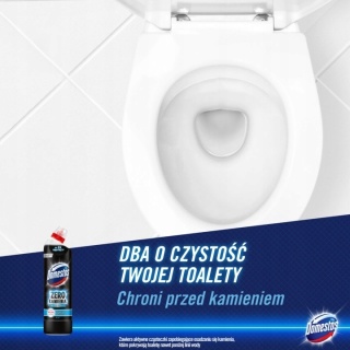 Domestos Zero Kamienia Blue żel do WC płyn do czyszczenia toalety 750ml