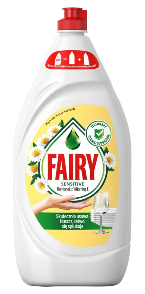 Fairy Sensitive Rumianek & Vit E Płyn do mycia naczyń 1350 ml