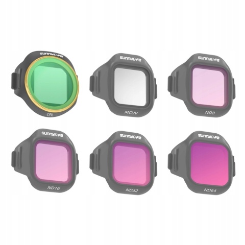Filtr 6-Pack (CPL, ND8, ND16, ND32, ND64, ND128) do drona DJI Mini 5
