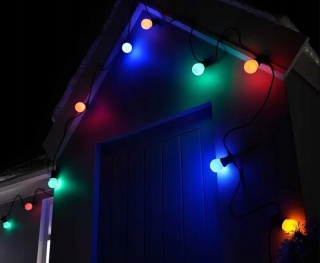 Girlanda Świetlna LED Party Lights 20 Żarówek - Wielokolorowa (Multicolor) 13,55 m