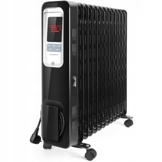 Grzejnik olejowy Aigostar (Model 330000JHH) – 12 żeber, z panelem LED 2500w