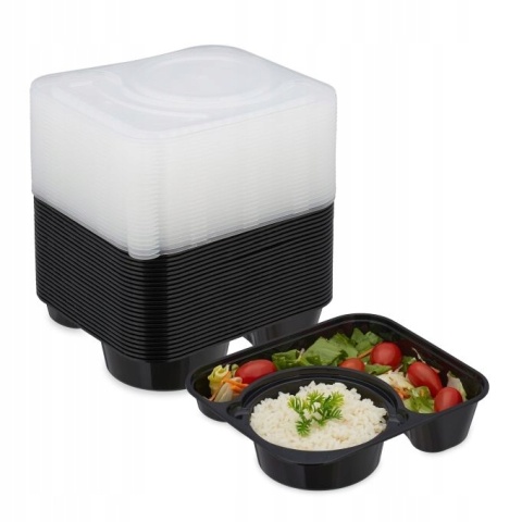 Lunchbox zestaw 23 sztuki Relaxdays wielokrotnego użytku