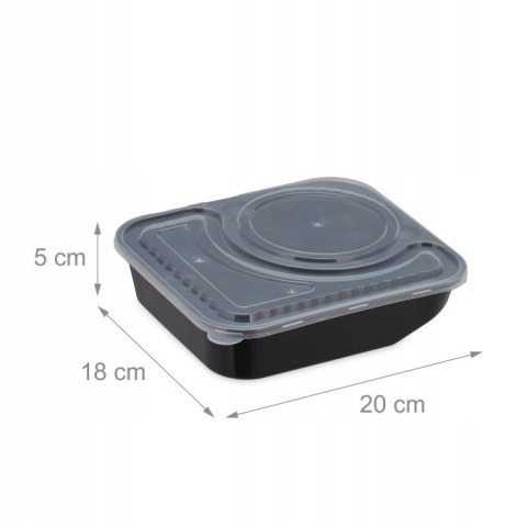 Lunchbox zestaw 23 sztuki Relaxdays wielokrotnego użytku