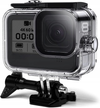 OBUDOWA WODOODPORNA FITSTILL DO GOPRO HERO 8 BLACK + AKCESORIA