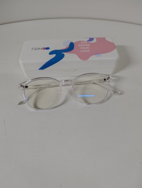 Okulary "Zerówki" Firmoo do Komputera (Filtr Światła Niebieskiego) + Etui