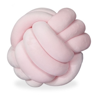 Poduszka węzłowa 25cm Relaxdays blady róż