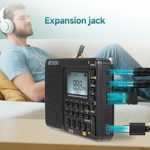 Przenośne Radio sieciowe FM, SW Retekess