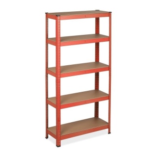 REGAŁ MAGAZYNOWY METALOWY WARSZTATOWY PIWNICA 151x75x30 cm (DO 875 KG)