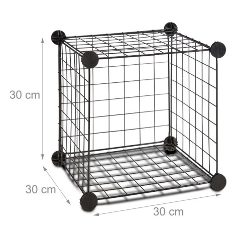 Regał modułowy składany 6 przegród 30x30x30 loft