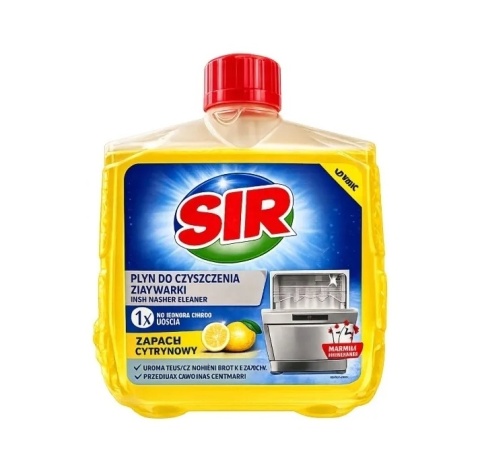 SIR PŁYN DO CZYSZCZENIA ZMYWARKI O ZAPACHU CYTRYNY 250ml